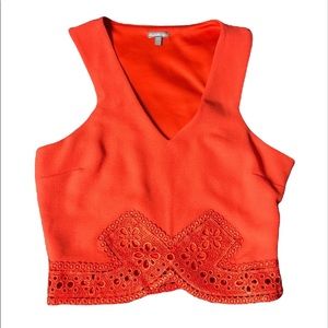 Red Crop Top Charlotte Russe XS